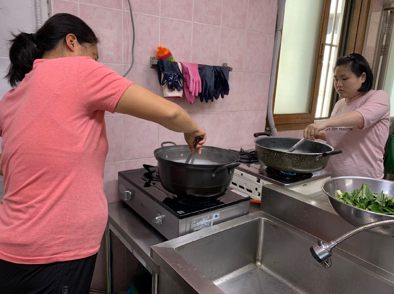 비빔국수 만들기 및 시식