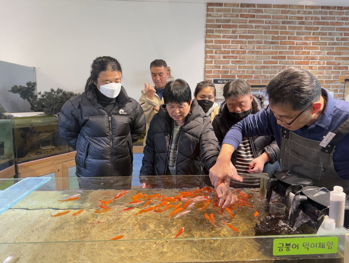 동물 먹이주기 및 교감활동